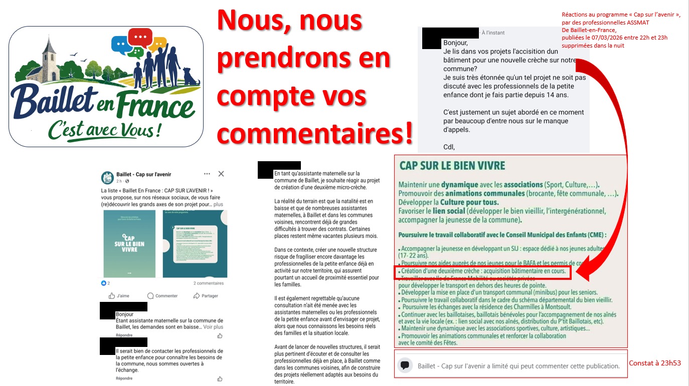 🗣 PAS DE CENSURE ! CHEZ NOUS, L’OPPOSITION A VOIX AU CHAPITRE ! Blog de campagne n°7